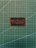 Texas-Schriftzug-Patch