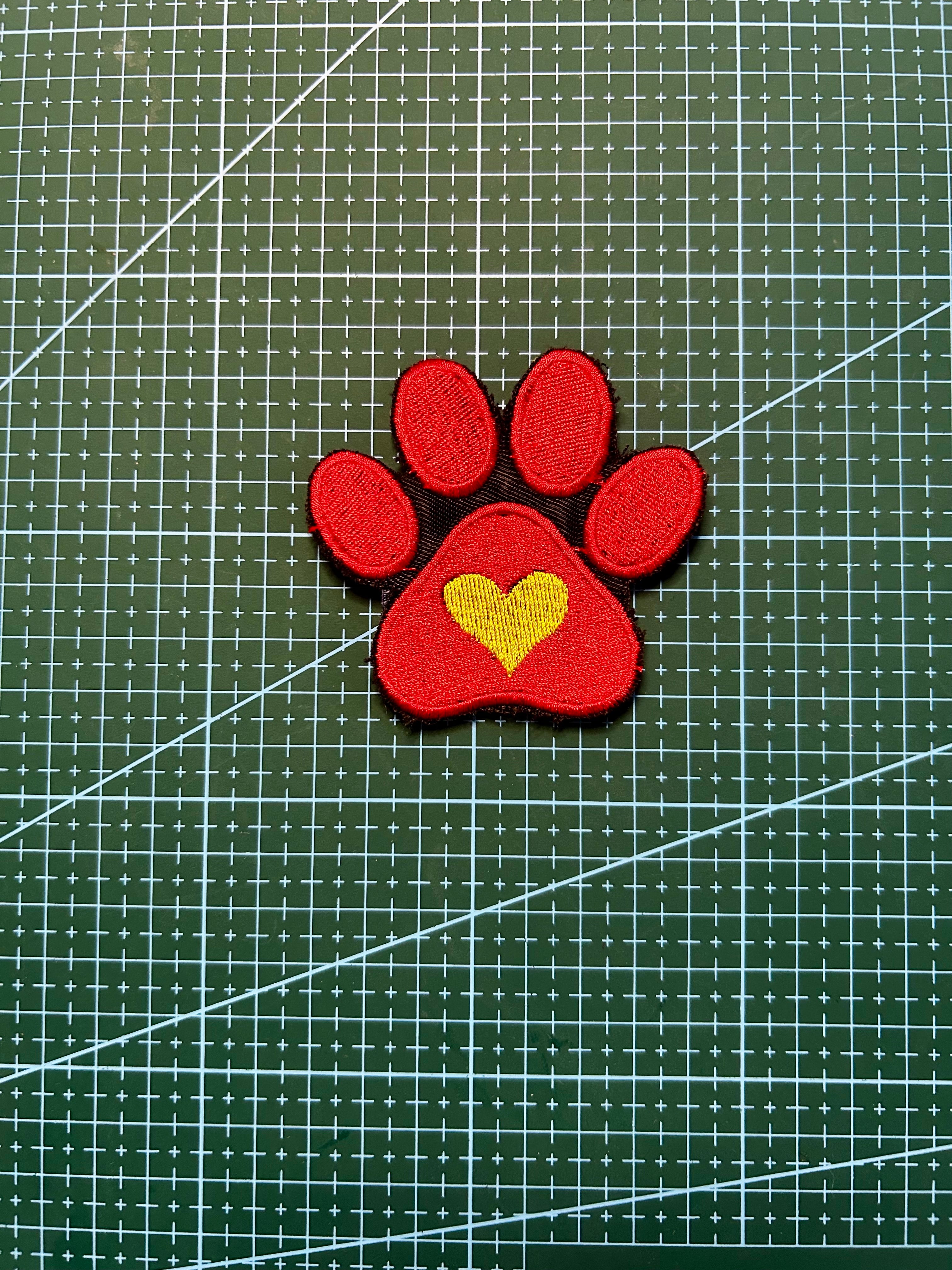 Paw with Heart Patch