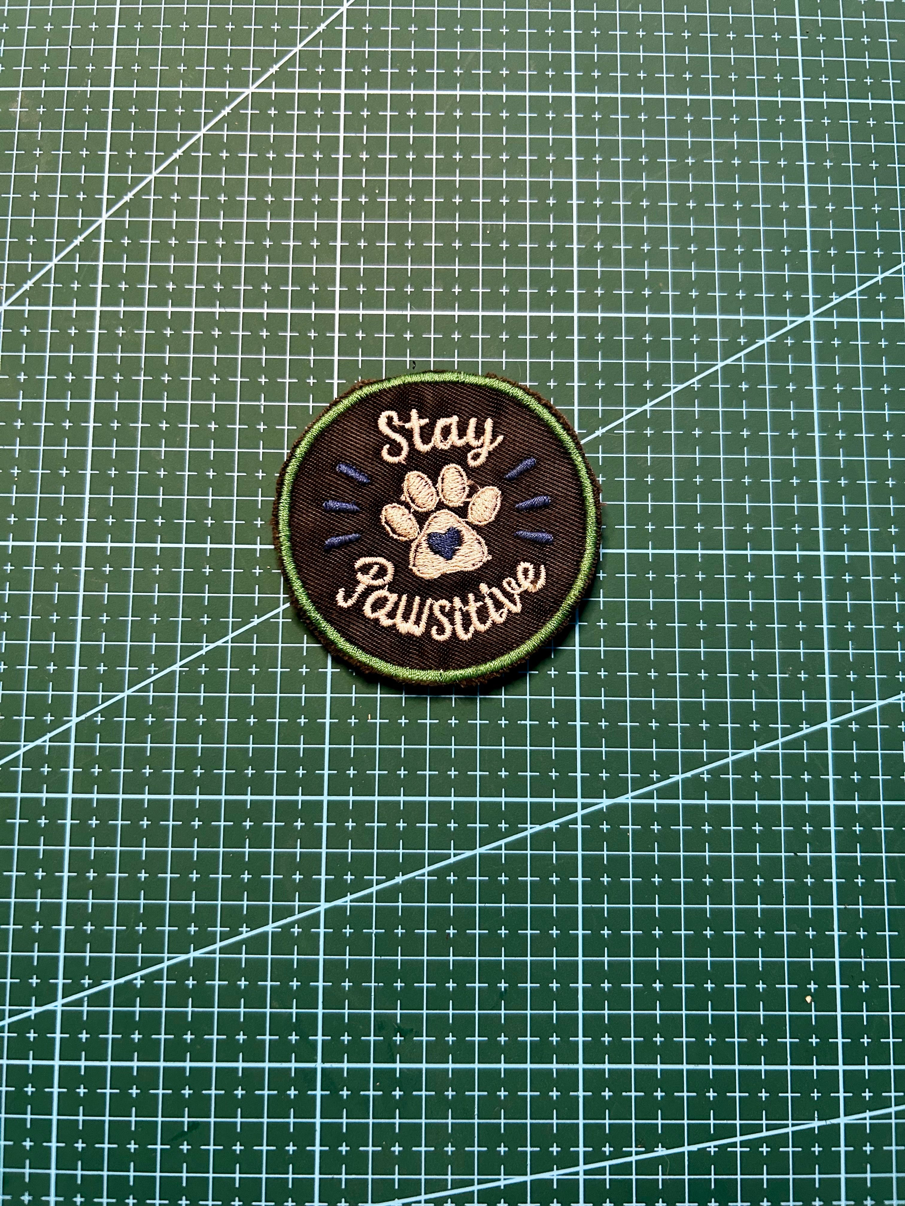 Stay Pawsitive Patch