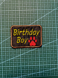 Patch „Birthdayboy“ (auch als „Birthdaygirl“ erhältlich)